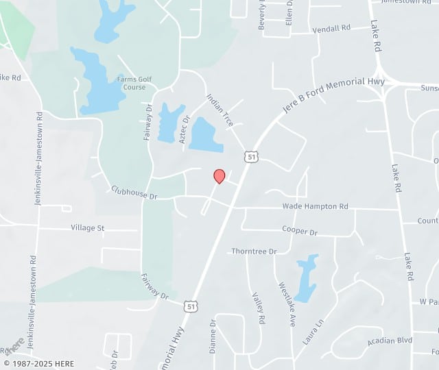 Location Map: 1950 Cook St. Dyersburg, TN 38024